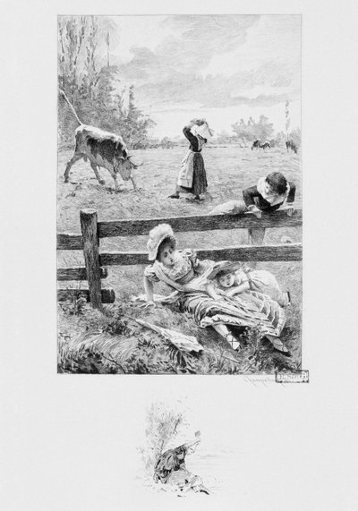 The Servant Felicite and the Bull, Illustration from 